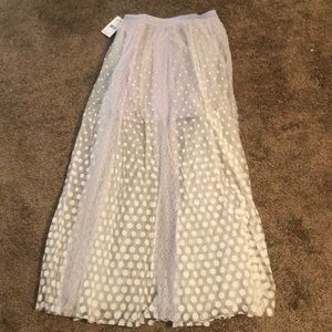 Free People polka dot skirt
